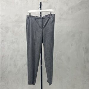 Elegant Gray Pinstripe Pants